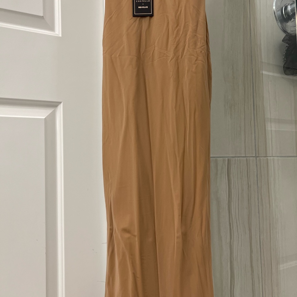 NWT Michael Costello x Revolve Misha Maxi Dress in Nude - Picture 8 of 8